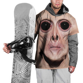 Накидка на куртку 3D с принтом Пришелец в Тюмени, 100% полиэстер |  | взгляд | вселенная | инопланетянин | космос | пришелец