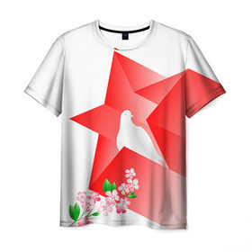 Мужская футболка 3D с принтом День победы 1 в Тюмени, 100% полиэфир | прямой крой, круглый вырез горловины, длина до линии бедер | 9 мая | великая отечественная война | вов | день победы | победа | ссср