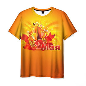 Мужская футболка 3D с принтом День победы 3 в Тюмени, 100% полиэфир | прямой крой, круглый вырез горловины, длина до линии бедер | 9 мая | великая отечественная война | вов | день победы | победа | ссср