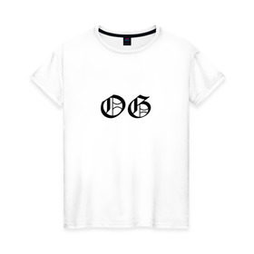 Женская футболка хлопок с принтом OPTIMUS GANG в Тюмени, 100% хлопок | прямой крой, круглый вырез горловины, длина до линии бедер, слегка спущенное плечо | gang | optimus | optimus gang | sad