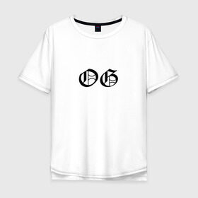 Мужская футболка хлопок Oversize с принтом OPTIMUS GANG в Тюмени, 100% хлопок | свободный крой, круглый ворот, “спинка” длиннее передней части | Тематика изображения на принте: gang | optimus | optimus gang | sad