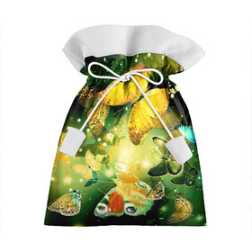 Подарочный 3D мешок с принтом Бабочки в Тюмени, 100% полиэстер | Размер: 29*39 см | Тематика изображения на принте: разноцветный | яркие