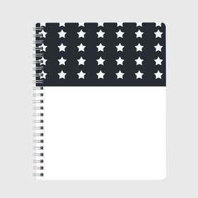 Тетрадь с принтом Stars в Тюмени, 100% бумага | 48 листов, плотность листов — 60 г/м2, плотность картонной обложки — 250 г/м2. Листы скреплены сбоку удобной пружинной спиралью. Уголки страниц и обложки скругленные. Цвет линий — светло-серый
 | one | pilots | twenty | звезда | звезды