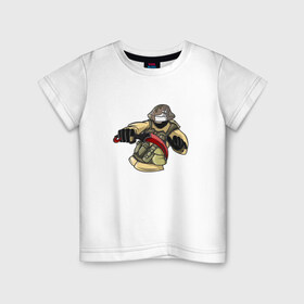 Детская футболка хлопок с принтом Karambit CS:GO в Тюмени, 100% хлопок | круглый вырез горловины, полуприлегающий силуэт, длина до линии бедер | 