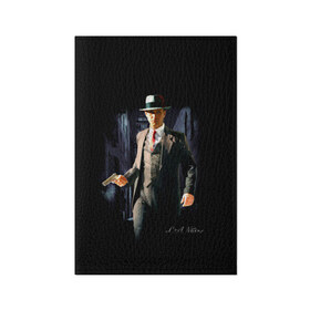 Обложка для паспорта матовая кожа с принтом L.A. Noire в Тюмени, натуральная матовая кожа | размер 19,3 х 13,7 см; прозрачные пластиковые крепления | los angeles | лос анджелес | нуар