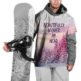 Накидка на куртку 3D с принтом Хипстер в Тюмени, 100% полиэстер |  | Тематика изображения на принте: hipster | swag | деревья | свег | свэг | снег | хипстер | хисптеры | цитата