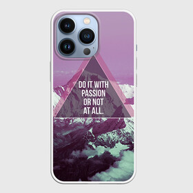 Чехол для iPhone 13 Pro с принтом Горы в Тюмени,  |  | Тематика изображения на принте: hipster | swag | горы | свег | свэг | снег | хипстер | хисптеры | цитата