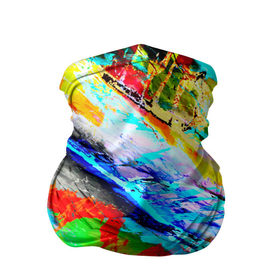 Бандана-труба 3D с принтом Взрыв цветов в Тюмени, 100% полиэстер, ткань с особыми свойствами — Activecool | плотность 150‒180 г/м2; хорошо тянется, но сохраняет форму | 
