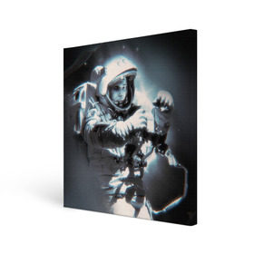 Холст квадратный с принтом Гагарин 5 в Тюмени, 100% ПВХ |  | Тематика изображения на принте: 12 апреля | гагарин | день космонавтики | космонавт | космонавтика | космос | юра | юрий