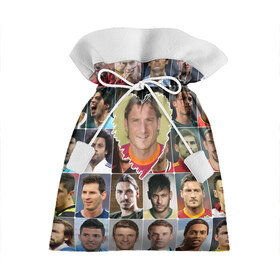 Подарочный 3D мешок с принтом Франческо Тотти - лучший в Тюмени, 100% полиэстер | Размер: 29*39 см | Тематика изображения на принте: francesco totti | лучший футболист | любимый игрок | сердце | франческо тотти | футбол | я люблю