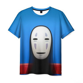 Мужская футболка 3D с принтом Унесённые призраками в Тюмени, 100% полиэфир | прямой крой, круглый вырез горловины, длина до линии бедер | spirited away | миядзаки | хаяо