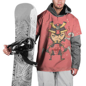 Накидка на куртку 3D с принтом Самурай в Тюмени, 100% полиэстер |  | Тематика изображения на принте: ninja | samurai | мудрость | ниндзя | самурай