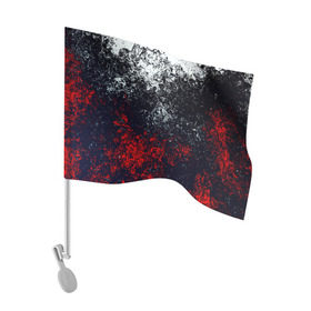 Флаг для автомобиля с принтом Брызги красок в Тюмени, 100% полиэстер | Размер: 30*21 см | гранж | краска | новые | прикольные | текстуры | цветные