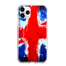 Чехол для iPhone 11 Pro матовый с принтом Англия в Тюмени, Силикон |  | англия | краска | модные | популярные | прикольные | стена | флаг