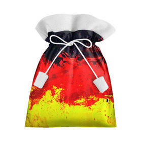 Подарочный 3D мешок с принтом Краски триколор в Тюмени, 100% полиэстер | Размер: 29*39 см | Тематика изображения на принте: брызги | гранж | краска | триколор