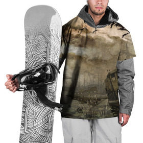 Накидка на куртку 3D с принтом S.T.A.L.K.E.R. в Тюмени, 100% полиэстер |  | Тематика изображения на принте: call of pripyat | pripyat | затон | краны | припять | скадовск | сталкер