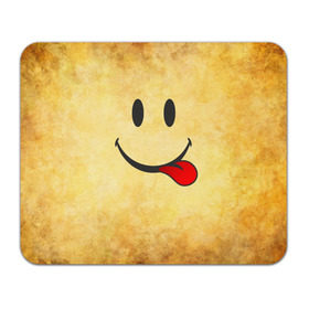 Коврик прямоугольный с принтом Мы на позитиве (R) в Тюмени, натуральный каучук | размер 230 х 185 мм; запечатка лицевой стороны | парная | позитив | рожица | смайл | улыбка | язык