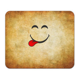 Коврик прямоугольный с принтом Мы на позитиве (L) в Тюмени, натуральный каучук | размер 230 х 185 мм; запечатка лицевой стороны | парная | позитив | рожица | смайл | улыбка | язык
