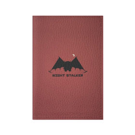 Обложка для паспорта матовая кожа с принтом Night Stalker в Тюмени, натуральная матовая кожа | размер 19,3 х 13,7 см; прозрачные пластиковые крепления | dota | dota 2 | night stalker | дота | дотан | раки