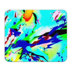 Коврик прямоугольный с принтом Цветные краски в Тюмени, натуральный каучук | размер 230 х 185 мм; запечатка лицевой стороны | Тематика изображения на принте: абстракция красок | гранж | краска | разводы | текстуры | цветные