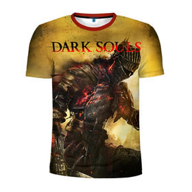 Мужская футболка 3D спортивная с принтом Dark Souls 14 в Тюмени, 100% полиэстер с улучшенными характеристиками | приталенный силуэт, круглая горловина, широкие плечи, сужается к линии бедра | dark souls