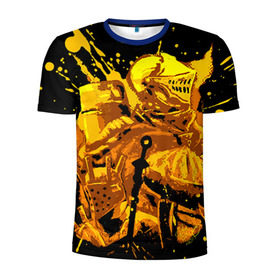Мужская футболка 3D спортивная с принтом Dark Souls 15 в Тюмени, 100% полиэстер с улучшенными характеристиками | приталенный силуэт, круглая горловина, широкие плечи, сужается к линии бедра | dark souls