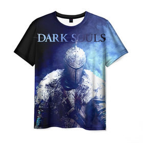 Мужская футболка 3D с принтом Dark Souls 17 в Тюмени, 100% полиэфир | прямой крой, круглый вырез горловины, длина до линии бедер | dark souls