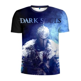 Мужская футболка 3D спортивная с принтом Dark Souls 17 в Тюмени, 100% полиэстер с улучшенными характеристиками | приталенный силуэт, круглая горловина, широкие плечи, сужается к линии бедра | dark souls