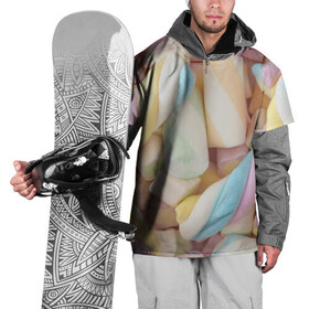 Накидка на куртку 3D с принтом Зефир в Тюмени, 100% полиэстер |  | Тематика изображения на принте: candy | еда | зефир | конфеты | мармелад | сладкое