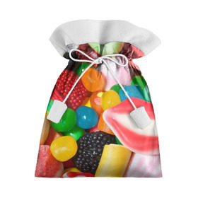 Подарочный 3D мешок с принтом Сладости в Тюмени, 100% полиэстер | Размер: 29*39 см | candy | еда | конфеты | мармелад | сладкое