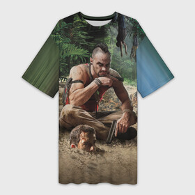 Платье-футболка 3D с принтом Far Cry в Тюмени,  |  | farcry | игра | фаркрай