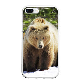 Чехол для iPhone 7Plus/8 Plus матовый с принтом Медведи в Тюмени, Силикон | Область печати: задняя сторона чехла, без боковых панелей | звери | медведь | мишка | природа