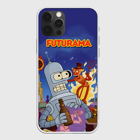 Чехол для iPhone 12 Pro Max с принтом Futurama в Тюмени, Силикон |  | Тематика изображения на принте: bender | fry | futurama | mult | бендер | бэндер | лила | мульт | мультсериал | мульфильмы | фрай | футутрама