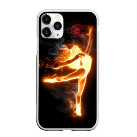 Чехол для iPhone 11 Pro матовый с принтом Фитнес в Тюмени, Силикон |  | грация | здоровье | зож | огонь | пламя | силуэт | спорт | страсть | танец | тонус | фитнес