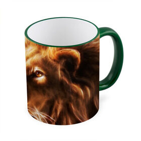 Кружка 3D с принтом Лев в Тюмени, керамика | ёмкость 330 мл | власть | джунгли | кошка | лев | мощь | отвага | сила | хищник | храбрость | царь зверей