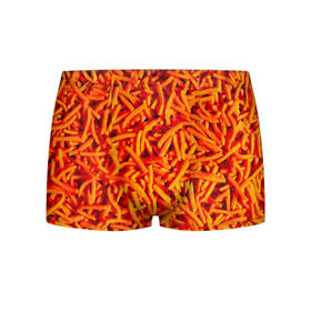 Мужские трусы 3D с принтом Морковь в Тюмени, 50% хлопок, 50% полиэстер | классическая посадка, на поясе мягкая тканевая резинка | Тематика изображения на принте: морковь | овощи | оранжевый | салат
