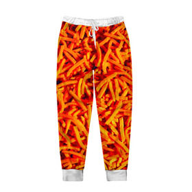 Мужские брюки 3D с принтом Морковь в Тюмени, 100% полиэстер | манжеты по низу, эластичный пояс регулируется шнурком, по бокам два кармана без застежек, внутренняя часть кармана из мелкой сетки | морковь | овощи | оранжевый | салат