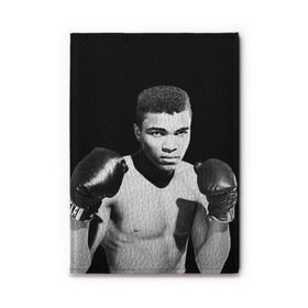 Обложка для автодокументов с принтом Muhammad ali 2 в Тюмени, натуральная кожа |  размер 19,9*13 см; внутри 4 больших “конверта” для документов и один маленький отдел — туда идеально встанут права | Тематика изображения на принте: ali | boxing |  muhammad ali | али | бокс | боксер | мухамад. мухаммад | мухамед али | мухаммед | мухаммед али