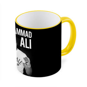 Кружка 3D с принтом Muhammad Ali в Тюмени, керамика | ёмкость 330 мл | ali | boxing | muhammad ali |   |  muhammad |  бокс | али | боксер | мухамад. мухаммад | мухаммед | мухаммед али