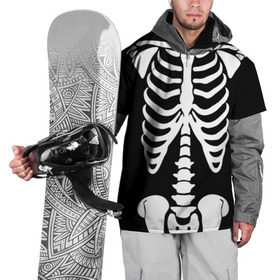 Накидка на куртку 3D с принтом Скелет в Тюмени, 100% полиэстер |  | Тематика изображения на принте: bones | halloween | кости | костюм | прикол | прикольная картинка | скелет | тело | хеллоуин