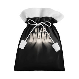 Подарочный 3D мешок с принтом Alan Wake в Тюмени, 100% полиэстер | Размер: 29*39 см | alan | wake | алан уэйк | игра
