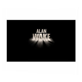 Бумага для упаковки 3D с принтом Alan Wake в Тюмени, пластик и полированная сталь | круглая форма, металлическое крепление в виде кольца | alan | wake | алан уэйк | игра