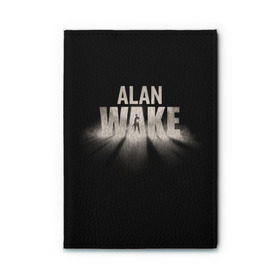 Обложка для автодокументов с принтом Alan Wake в Тюмени, натуральная кожа |  размер 19,9*13 см; внутри 4 больших “конверта” для документов и один маленький отдел — туда идеально встанут права | alan | wake | алан уэйк | игра