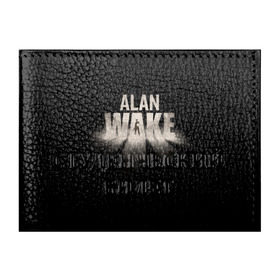 Обложка для студенческого билета с принтом Alan Wake в Тюмени, натуральная кожа | Размер: 11*8 см; Печать на всей внешней стороне | alan | wake | алан уэйк | игра