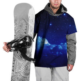 Накидка на куртку 3D с принтом Звёздное небо в Тюмени, 100% полиэстер |  | Тематика изображения на принте: звезды | луна | месяц | ночь