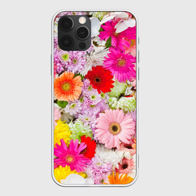 Чехол для iPhone 12 Pro Max с принтом Обилие цветов в Тюмени, Силикон |  | 8 марта | букет | георгина | изобилие | красота | куст | лето | обилие | петунья | подснежник | полевые | разные цветы | роза | ромашка | тюльпан | хризантема | цветочек | цветы