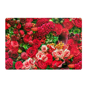 Магнитный плакат 3Х2 с принтом Роскошный букет в Тюмени, Полимерный материал с магнитным слоем | 6 деталей размером 9*9 см | 8 марта | блеск | гвоздики | красный | красота | невероятный | огромный букет | пёстрый | праздник | розы | роскошный | цветы | шикарный