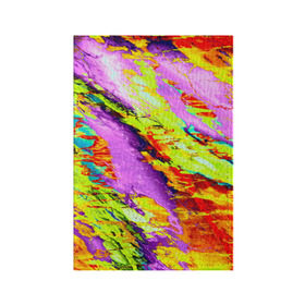 Обложка для паспорта матовая кожа с принтом Акварельные краски в Тюмени, натуральная матовая кожа | размер 19,3 х 13,7 см; прозрачные пластиковые крепления | абстракция | абстракция красок | краска | цветные