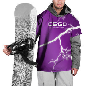 Накидка на куртку 3D с принтом cs:go - Lightning Strike Style 3D Full (Удар молнии) в Тюмени, 100% полиэстер |  | cs | csgo | go | волны | город | градиент | дождь | желтый | камуфляж.север | кровь | кс | молния | паутина | розовый | тигр | узор | урбан