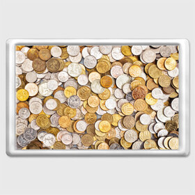 Магнит 45*70 с принтом Российские монетки в Тюмени, Пластик | Размер: 78*52 мм; Размер печати: 70*45 | Тематика изображения на принте: money | валюта | деньги | копейка | лавэ | мелочёвка | мелочь | монетки | монеты | россия | рубль | филки